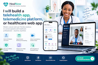 build a telehealth app telemedicine platform