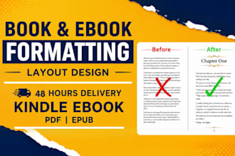 do book formatting, KDP book formatting, ebook formatting and KDP formatting