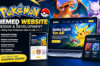 design pokemon website pokemon store design