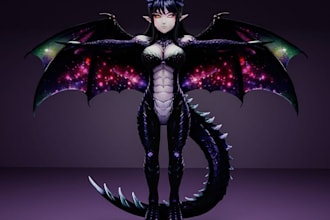 vrchat avatar, furry avatar, vr character, vroid vtuber and rigging vrchat