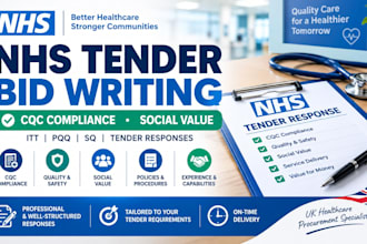 write your nhs tender bid with cqc compliance and social value response