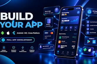 develop custome mobile app for andriod and ios