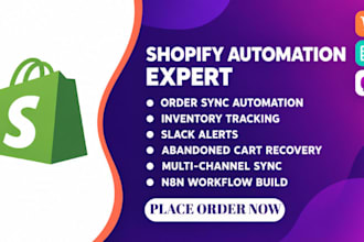 automate shopify order processing with n8n, airtable, slack, notion, ghl or crms