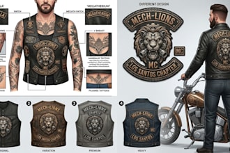 create mc kuttes kuttess fivem vest flag mc bike patch kuttes