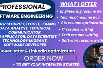 write a professional engineering resume tech resume software engineer resume
