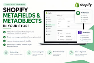 setup or customize shopify metafields and metaobjects in your store
