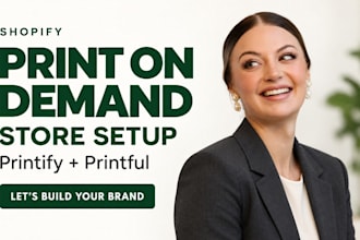 setup etsy pod shopify printify canada usa uk etsy print on demand store