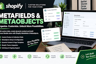 setup shopify metafields and metaobjects for your store