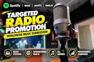 summit and promote your sportify music to targeted radio stations worldwide