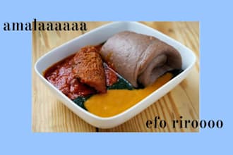 amala, ewedu, egusi, efo riro