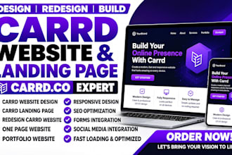design carrd website carrd co website design carrd website landing page redesign