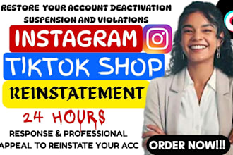 appeal tiktok suspension violation and account deactivation for reinstatement