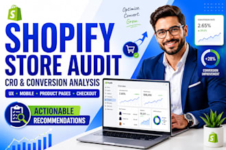 do a shopify store audit and cro analysis to improve conversions