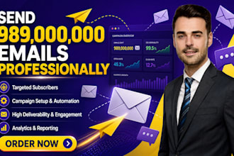 do email blast marketing strategy campaign setup, automation and lead nurturing