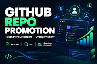 promote your github repository to relevant developers