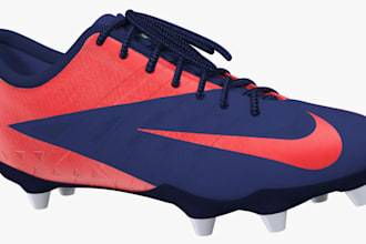 create realistic and design custom 3d football cleats, soccer boots and sneakers