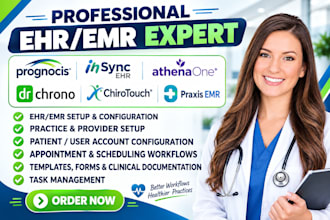setup prognocis ehr insync ehr athenaone drchrono ehr chirotouch praxis emr