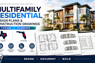 texas florida multifamily residential design apartment floor plans construction