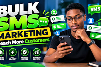 send bulk SMS marketing campaign, text message, SMS blast