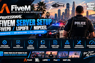 create custom fivem server setup custom scripting mods installation