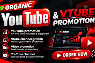 promote your vtube or youtube channel for real growth and engagement