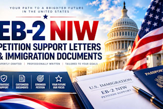 draft strategic eb2 niw petition support letters and immigration document