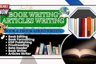 ghostwrite ebook, writing, proofread, self help, journal