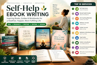 self help book journal mental health life coach holistic living yoga guide video