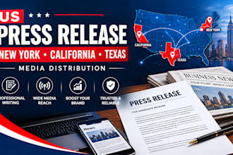distribute your press release to new york california and texas media