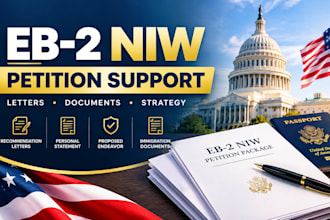 draft strategic eb2 niw petition support letters and immigration documents