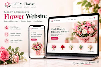 design flower website, bfcm florist website, flower shop,flower delivery store