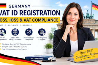 handle german ust id registration oss ioss reverse charge vat compliance