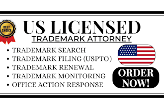 handle your USA trademark registration as a trademark attorney