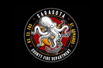create creative and good looking octopus logo design