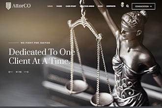 build squarespace law firm website attorney legal services business website