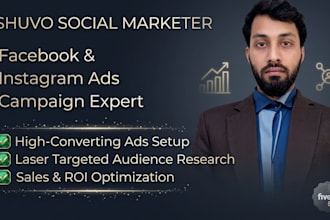 setup facebook page, optimize, and run high converting instagram ads campaign