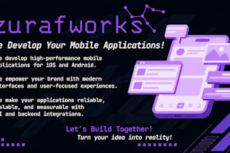 develop a mobile app for ios and android