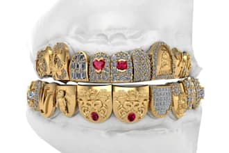 create custom dental jewelry model from scan, grillz print ready design,stl file