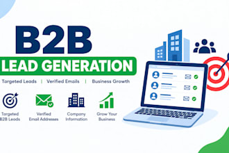 do b2b lead generation and email list building