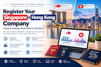 register your singapore and hong kong company and provide company formation