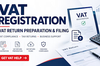 carry out the vat registration of the company as well as the preparation and tax