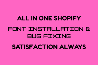 do shopify font installation shopify store expert