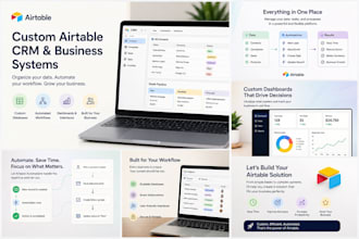 build a custom airtable CRM with automations