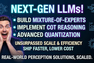 build mixture of experts, cot reasoning, quantization llms