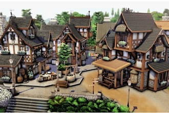 build professional custom houses and lots in the sims 4