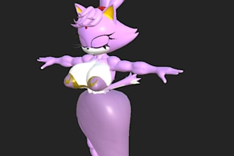 create a custom vrchat avatar for PC and quest with physbones and optimization