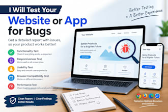 test your website and find bugs