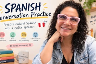 help you practice spanish trough natural conversation