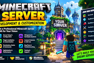 develop and customize your minecraft server