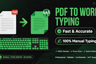 do pdf to word conversion and image to text typing work